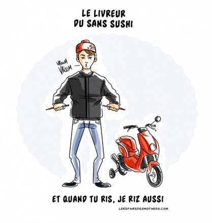 Vie ma vie de livreur de sushi