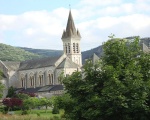 L'abbaye d'En-Calcat et la Montagne Noire (c) Havang(nl)