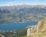 Vue du lac de Serre-Ponon (c) Sylvain05