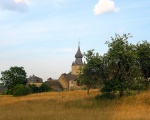 Vue sur le village de Lierneux et son glise (c) Jean-Pol Grandmont