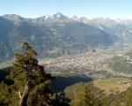 Vue sur le valle d'Aoste (c) Tinelot Wittermans