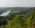 Vue sur La Roche-Guyon, dans le Vexin (c) Marie-Lan Nguyen