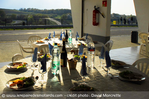 Diner sur piste