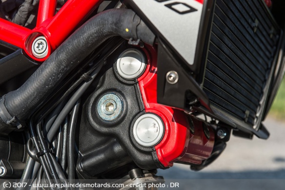 L'augmentation de la cylindrée passe par une augmentation de la course de 11 mm