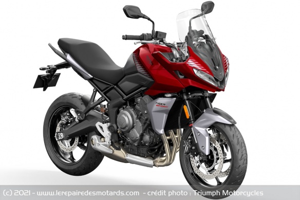 Triumph Tiger Sport 660 en rouge