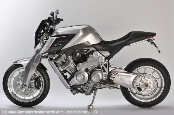 Le prototype Superbob de 2011, avec transmission par courroie