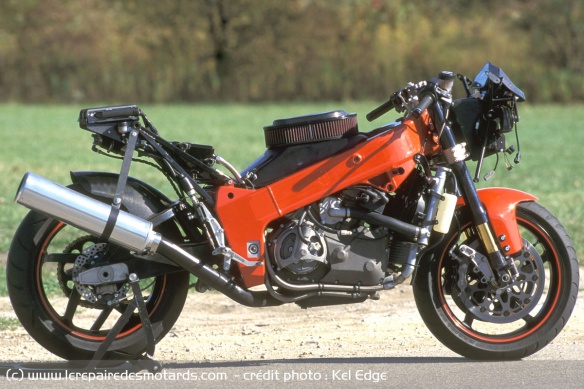La Harley-Davidson VR 1000 sans habillage
