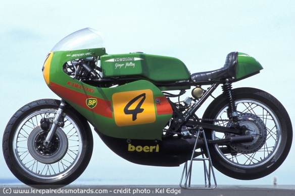 La Kawasaki H1R de Ginger Molloy