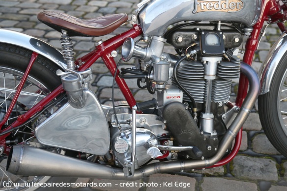 Le moteur Norton de The Fredder