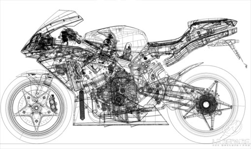 MV Agusta dessin F4