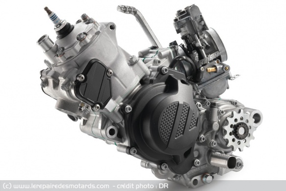 Le moteur 2 temps KTM 125 SX 