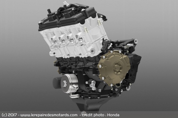 Le moteur 4 cylindres de la Fireblade