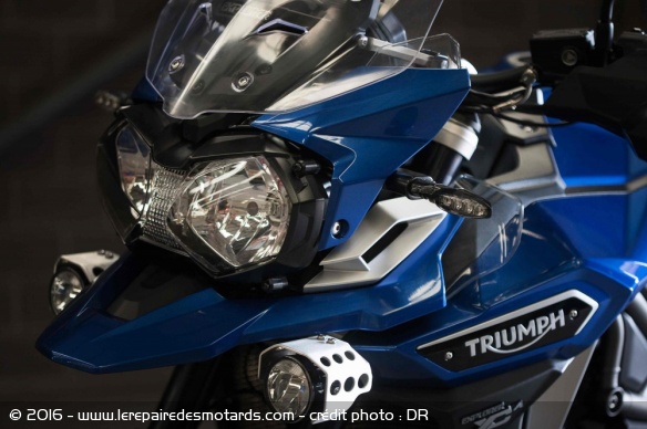 Technique des Triumph Tiger Explorer : avant