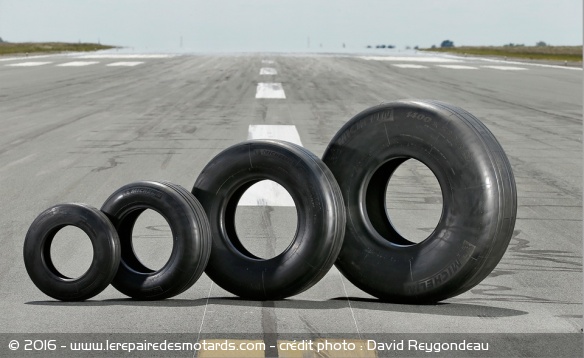 Les 4 familles de pneus avion