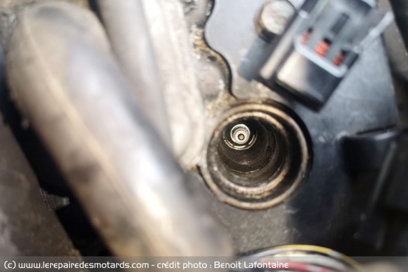 Puit bougie défecteux sur la Zx6r 636