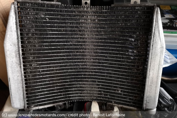 Le radiateur d'origine avant restauration
