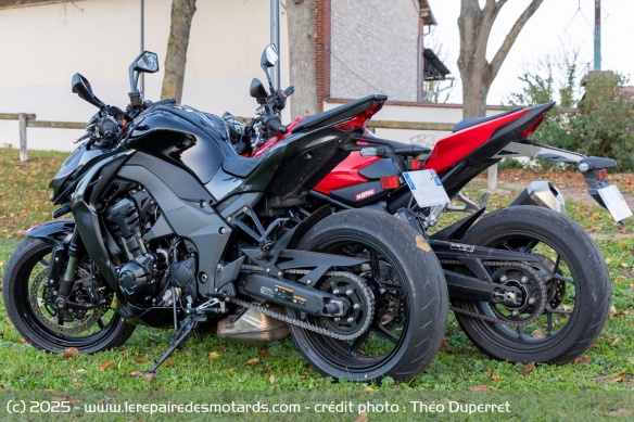 Les Kawasaki Z1100 et Honda CB1000 Hornet Les Kawasaki Z1100 et Honda CB1000 Hornet
