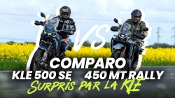 Comparo trails Kawasaki KLE 500 vs CFMoto 450MT