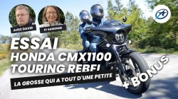 Essai bagger Honda CMX1100 Touring Rebel