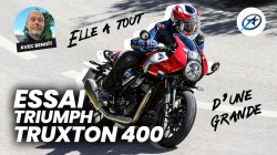 Essai caf&eacute; racer Triumph Thruxton 400