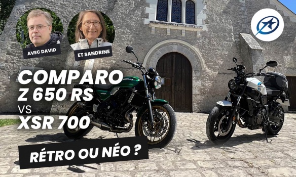 Essai comparatif Kawasaki Z650RS vs Yamaha XSR 700