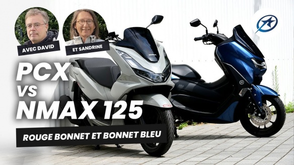 Essai comparo scooters Honda PCX Yamaha NMax 125 Essai comparo scooters Honda PCX Yamaha NMax 125