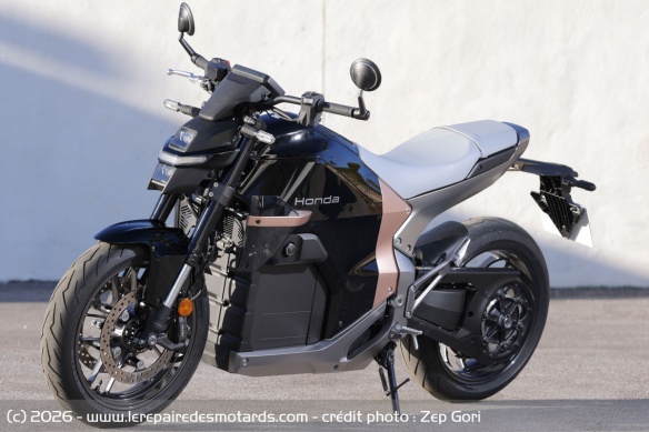 La moto &eacute;lectrique Honda WN7