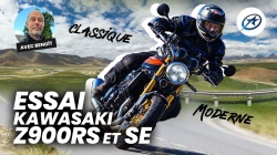 Essai n&eacute;o-r&eacute;tro Kawasaki Z900RS SE