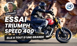 Essai roadster Triumph Speed 400