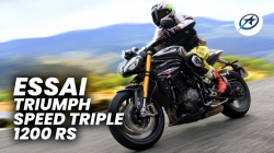Essai roadster Triumph Speed Triple 1200 RS