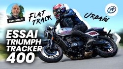 Essai roadster Triumph Tracker 400