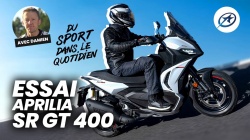 Essai scooter Aprilia SR GT 400