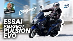 Essai scooter Peugeot Pulsion EVO 125