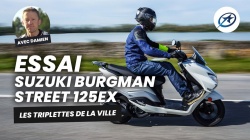 Essai scooter Suzuki Burgman Street 125EX