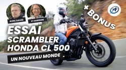 Essai scrambler Honda CL500
