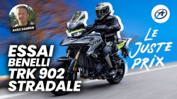 Essai trail routier Benelli TRK 902 Stradale