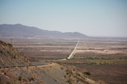 Une route d'Afrique du Sud