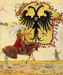 L'aigle impérial, symbole de l'Empire, qui sera réutilisé pendant le 3ème Reich