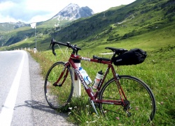 Piste cyclable dans le Tyrol