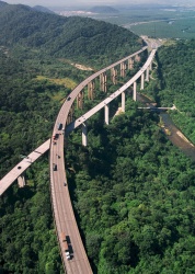 L'autoroute Rodovia Anchieta, São Paulo