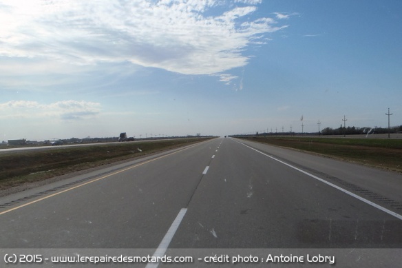 Le régulateur de vitesse est bien utile sur les longues portions d'autoroute