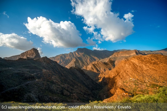 Les montages à l'ouest de Gran Canaria