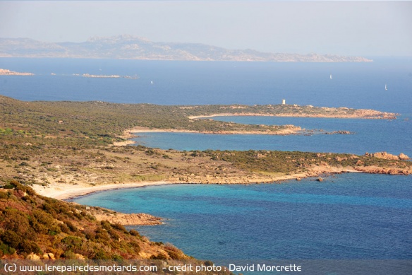 Le littotral du sud de la corse sur la n198