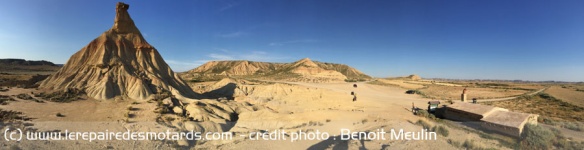 Les Bardenas (Espagne) : vision à 360 degrés