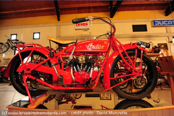 Indian Scout de 1920 au musée moto de Guadalest