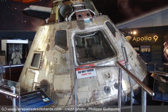 La capsule orignale d'Apollo 9 est exposée