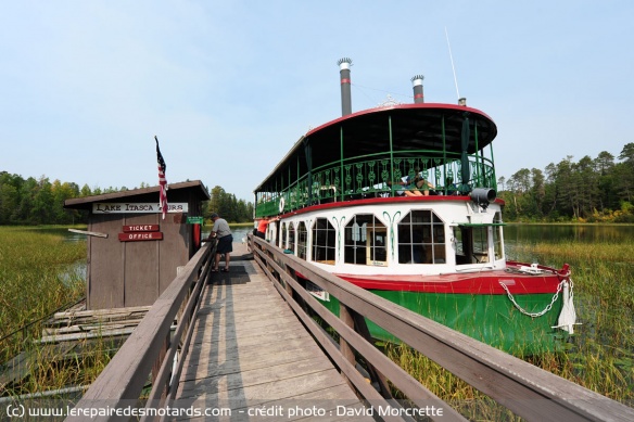 Tour en bateau sur le lac Itasca