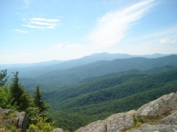 Blue Ridge Mountains en Caroline du Nord (Photo : I, Zainubrazvi)