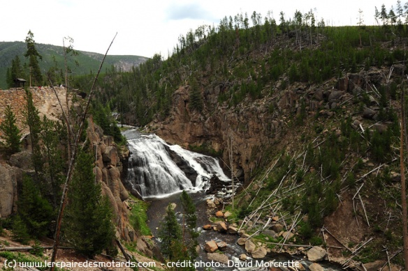Les cascades de Madison dans le parc Yellowstone