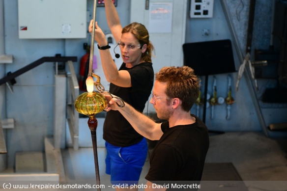 Atelier au musée du verre de Corning